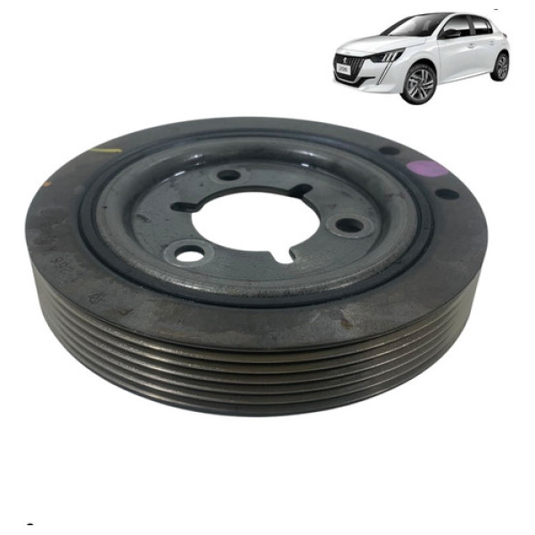 Polia Virabrequim Peugeot 208 1.6 2021 2024 