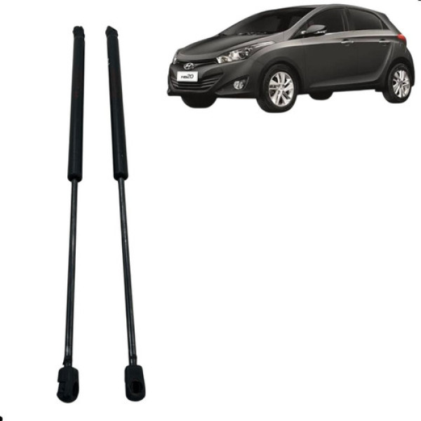 Amortecedores Tampa Traseira Hb20 1.6 Hatch 2013 A 2019 Par