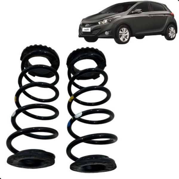 Molas Traseiras Hyundai Hb20 1.6 2013 A 2019 Par