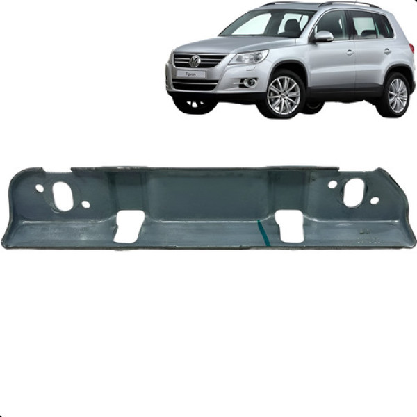 Cantoneira Fixa Rack Traseiro Esquerdo Tiguan 2.0 2010 2014 Preto