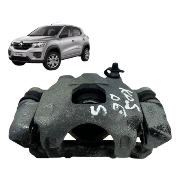 Pinça Freio Dianteira Esquerda Kwid 2018 A 2021 Disco Sólido
