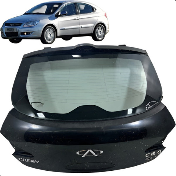 Tampa Traseira Porta Malas Chery Cielo 1.6 2010 2011 2012 Preto