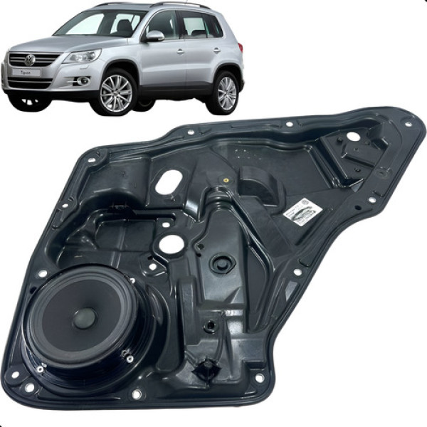 Suporte Máquina Vidro Traseiro Direito Tiguan 2.0 2010 2014