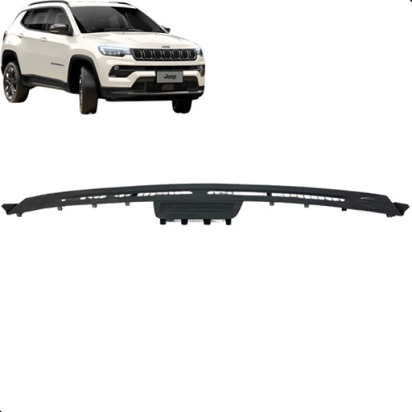 Grade Painel Acabamento Jeep Compass Jeep Compass 2020 2024 Preto Fosco