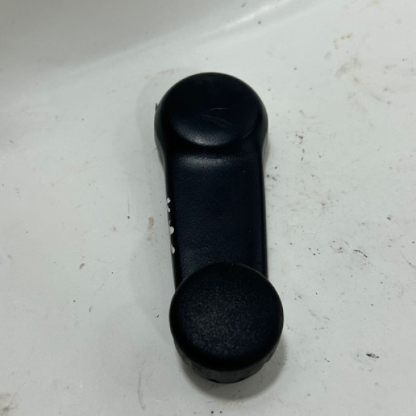 Manivela Vidro Traseiro Renault Kwid 2018 A 2021 Preto