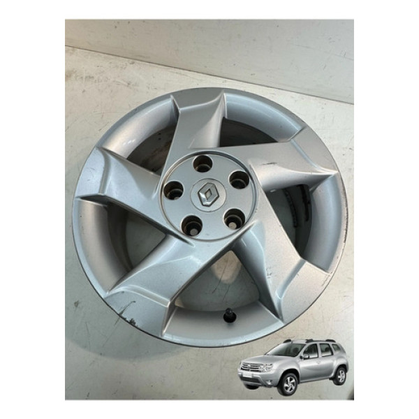 Roda Aro Liga 16 5x114 Renault Duster 2012 2013 Original Cinza