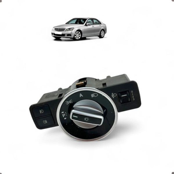 Chave Luz Farol Mercedes C180 C200 2007 2008 A 2013