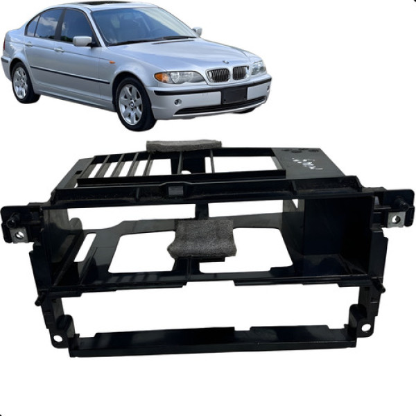 Moldura Radio Bmw 325i 2.5 2000 2001 2002 2003  Preto