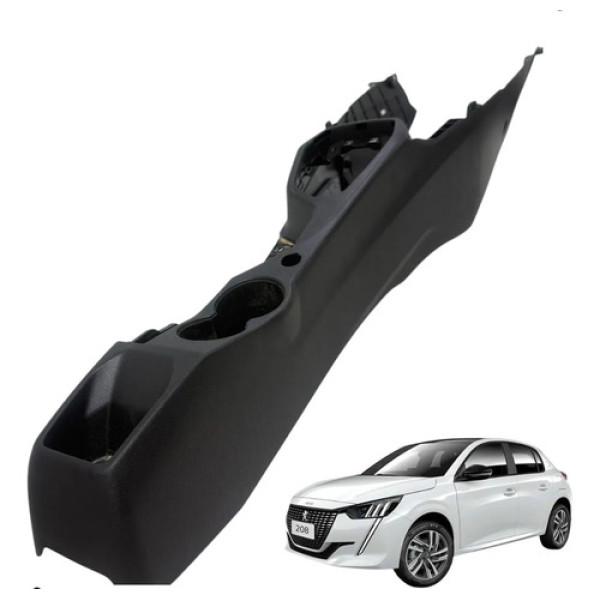 Console Central Porta Copos Peugeot 208 2021 2022 2024
