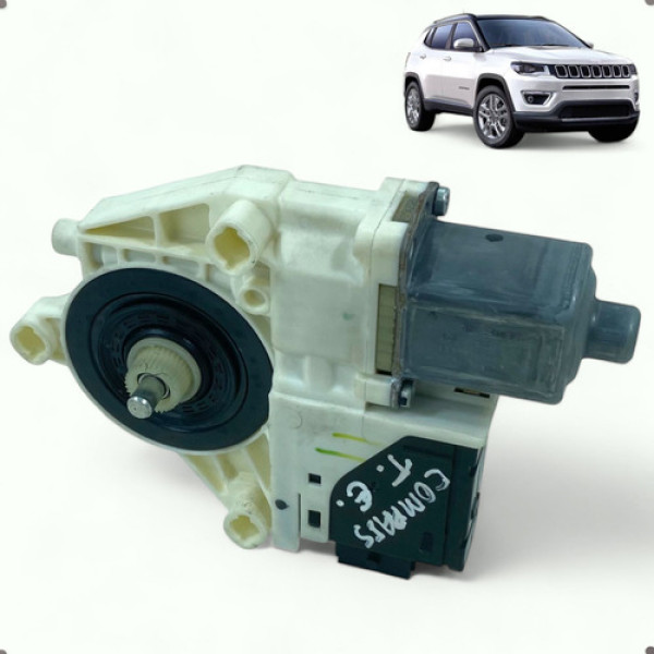 Motor Máquina Vidro Tras Esquerdo Compass 2.0 2017 A 2021