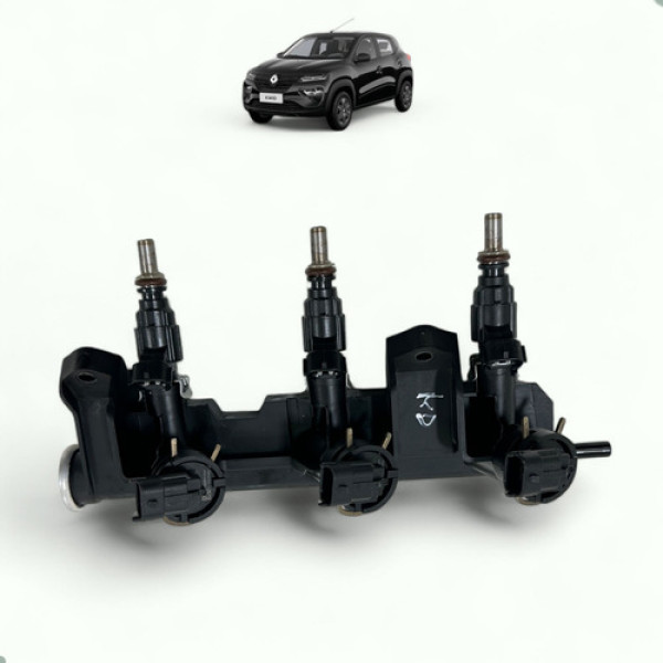 Flauta Bico Injetor Renault Kwid 1.0 3cc 2022 2023 2024