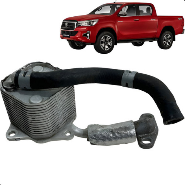 Radiador Trocador Calor Óleo Motor Hilux 2.8 2016 A 2024