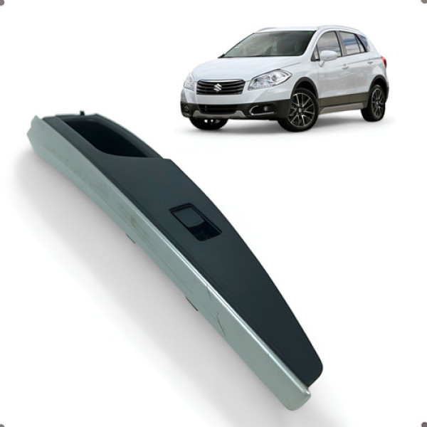 Moldura Porta Traseira Esquerda Suzuki Scross 2016 A 2019  Preto