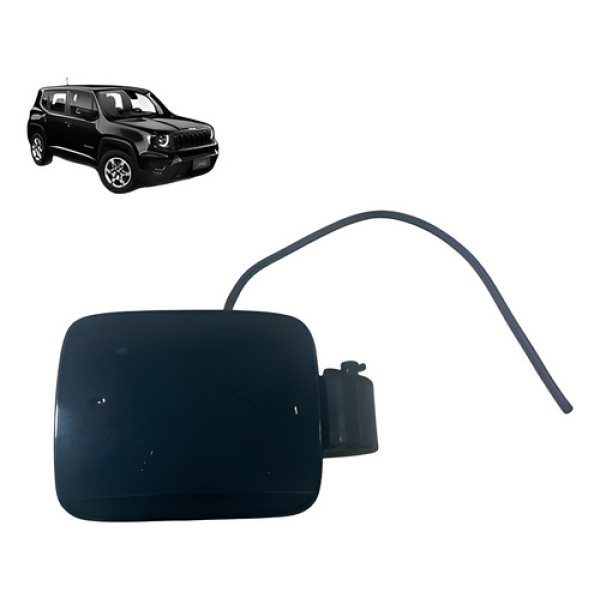 Portinhola Tampa Tanque Jeep Renegade 2017 A 2021 Preto