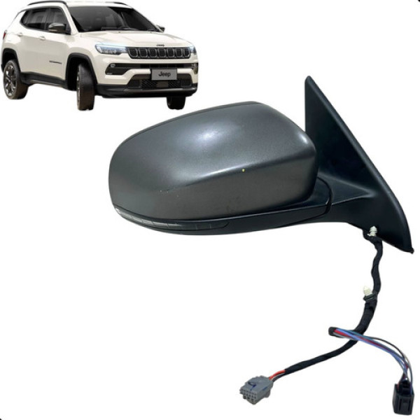 Retrovisor Direito Jeep Compass 2022 2023 2024 Retrátil