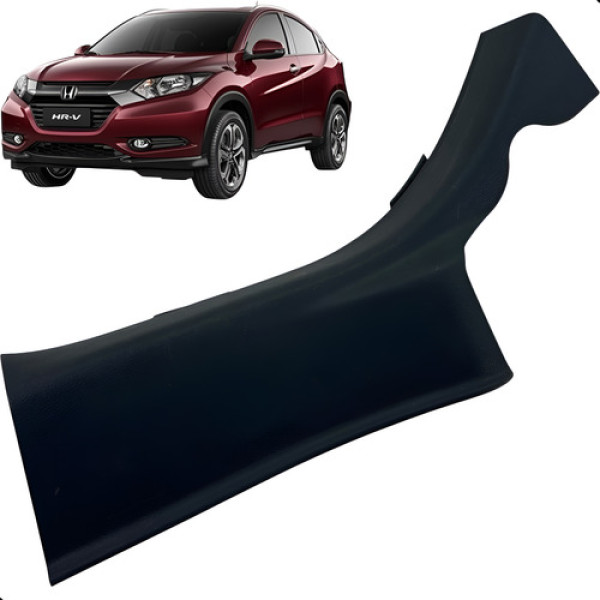 Soleira Porta Traseria Direita Honda Hrv 2016 2021 Preto