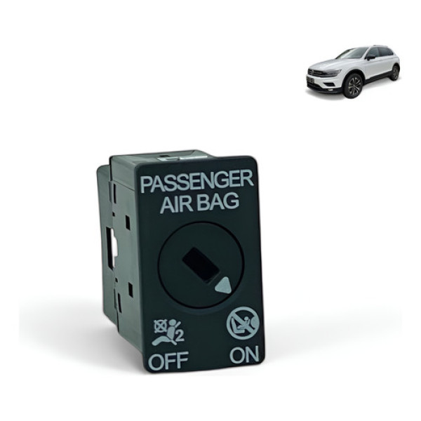 Botão Comando On Off Tiguan 2018 2019 2020 2021 Preto