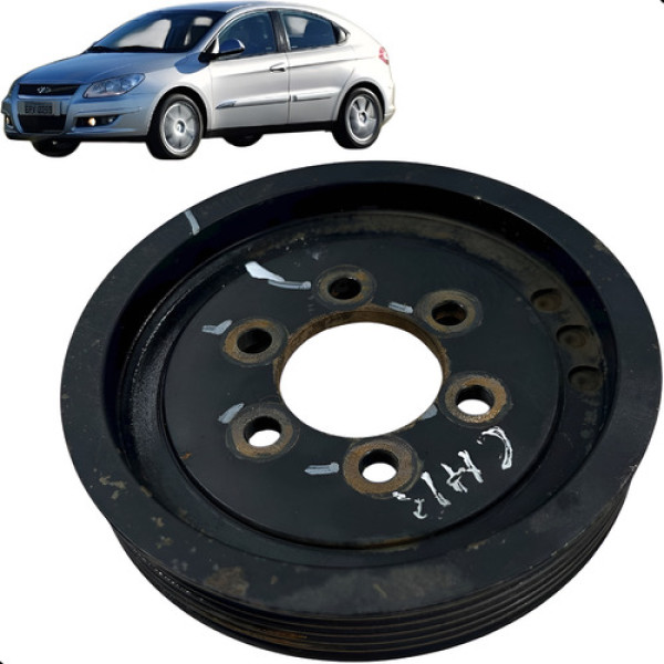 Polia Do Virabrequim Chery Cielo 1.6 2010 2011 2012