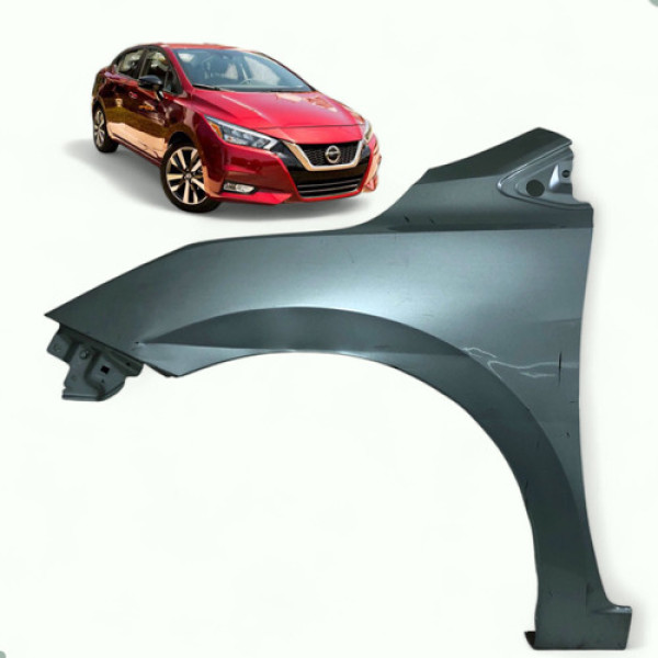 Paralama Esquerdo Nissan Versa 2020 A 2022