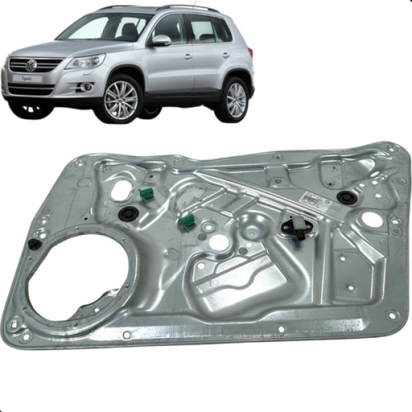 Suporte Máquina Vidro Dianteira Direita Tiguan 2010 A 2014 