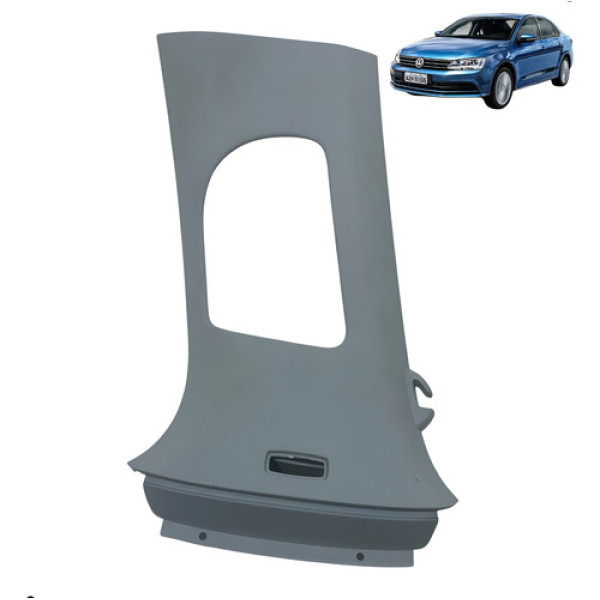 Acabamento Coluna Teto Cinto Segurança Direi Jetta 2012 2016 Cinza