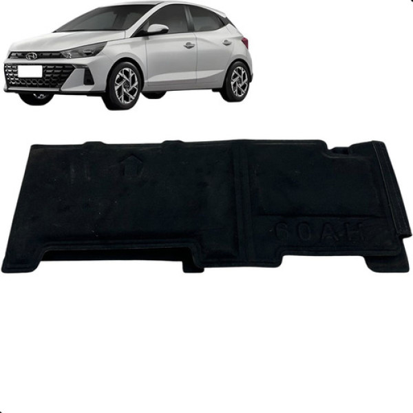 Capa Proteção Bateria Hyundai Hb20 Hb20s 2020 A 2025 Preto