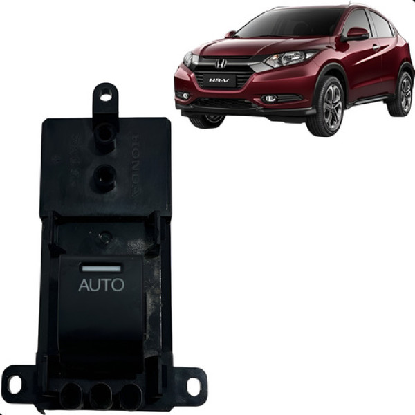 Botão Vidro Traseiro Esquerdo Honda Hrv 2016 2019