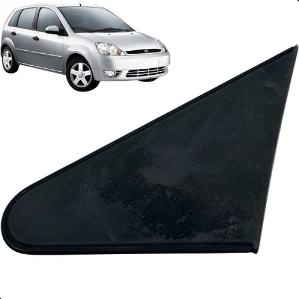 Acabamento Retrovisor Esquerdo Ford Fiesta 1.0 2007 A 2013 Preto
