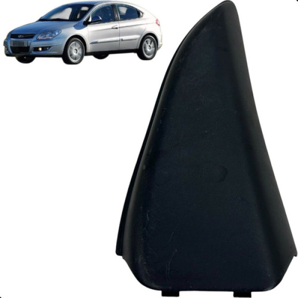 Soleira Da Porta Traseira Direita Chery Cielo 1.6 2010 Preto