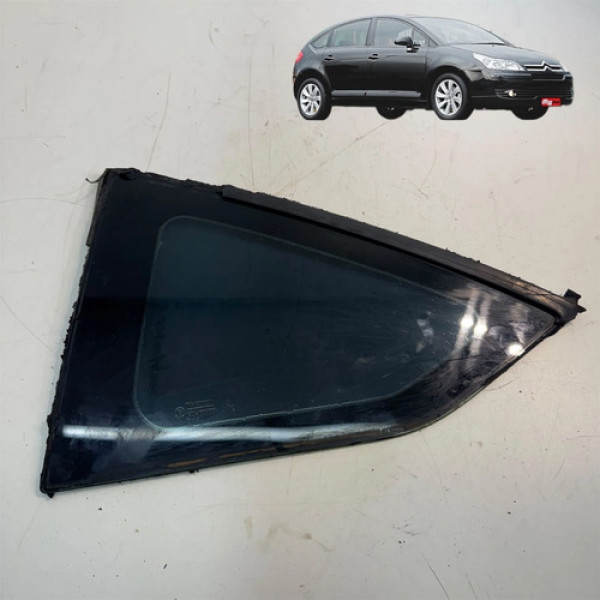 Vidro Lateral Traseiro Esquerdo Citroen C4 Hatch 2008 A 2013