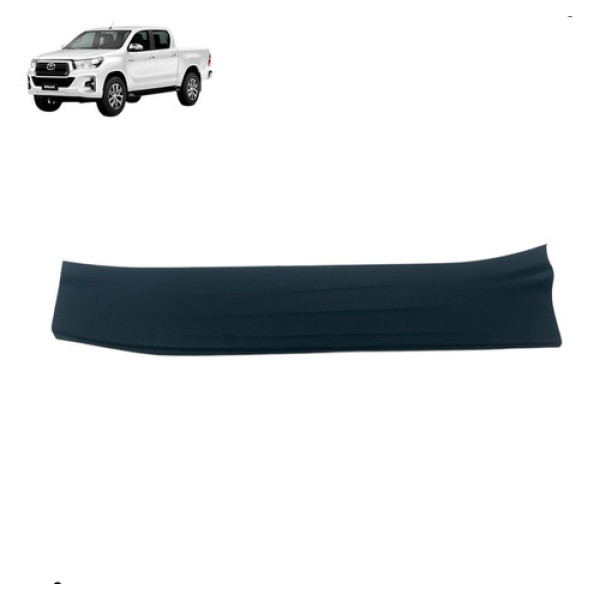 Soleira Porta Traseira Esquerda Hilux 2016 2020 Preto