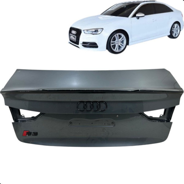 Tampa Traseira Sedan Audi A3 S3 Sedan 2013 2014 2015 2016 Cinza