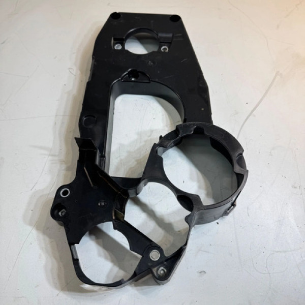 Capa Traseira Correia Dentada Chevrolet Onix 1.0 2013 A 2019 Preto