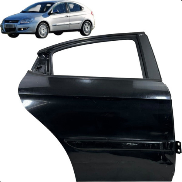 Porta Traseira Direita Chery Cielo Hart 2010 2011 2012 2013 Traseira Direita Preto
