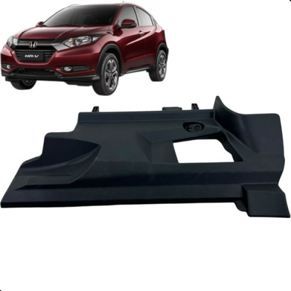 Acabamento Inferior Painel Passageiro Honda Hr-v 2016 2021 Preto