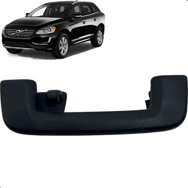 Alça Teto Pqp Traseira Direita Volvo Xc60 2.0 2014 A 2017 Preto