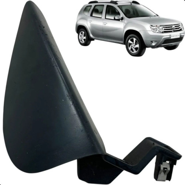 Acabamento Painel Esquerdo Duster 1.6 2012 A 2015 Preto Listras