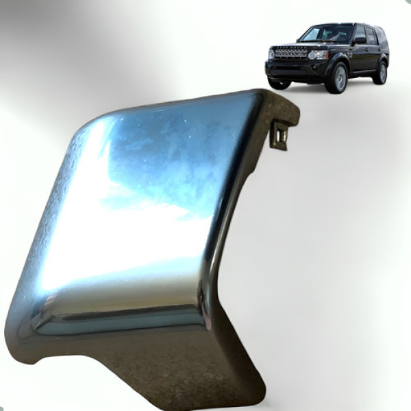 Moldura Porta Traseira Esquerda Discovery 4 2009 A 2011 Traseira Esquerdo Prateado