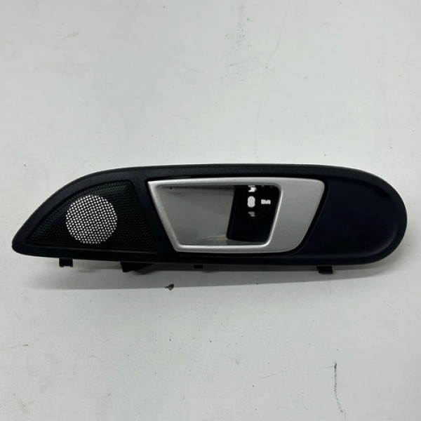 Maçaneta Porta Dianteira Esquerda New Fiesta 2015 A 2017 Cinza Dianteira