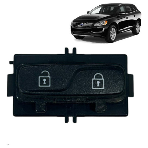 Botão Trava Porta Dianteira Esquerda Volvo Xc60 2014 A 2017