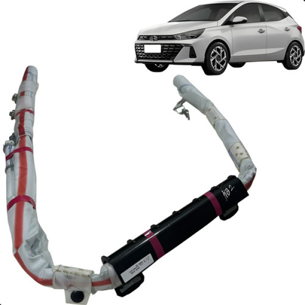 Cortina Airbag Lateral Direito Hb20 Hart 2023 2024 2025 Bege