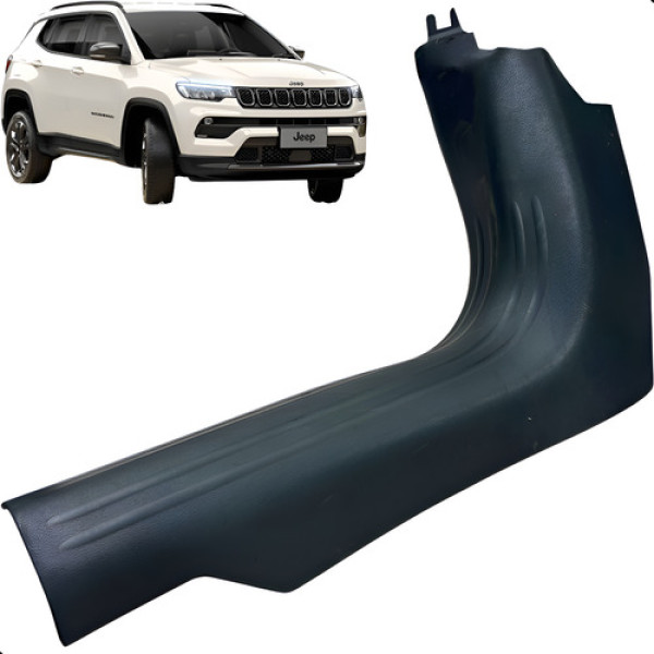 Soleira Porta Dianteira Esquerda Jeep Compass 2022 2024 Preto