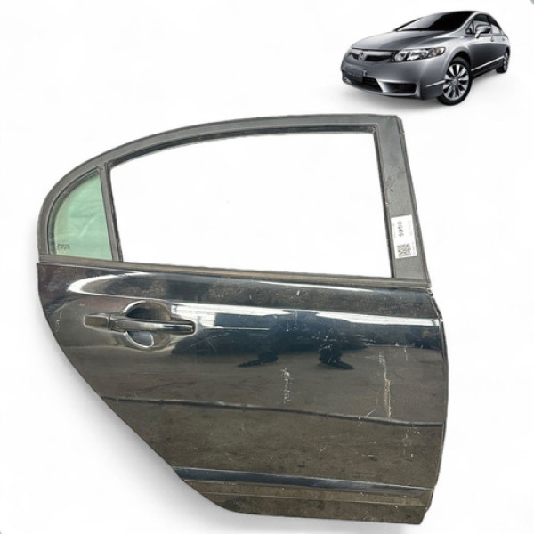 Porta Traseira Direita Honda Civic 2007 2008 2009 2010 2011 Traseira Direito Preto