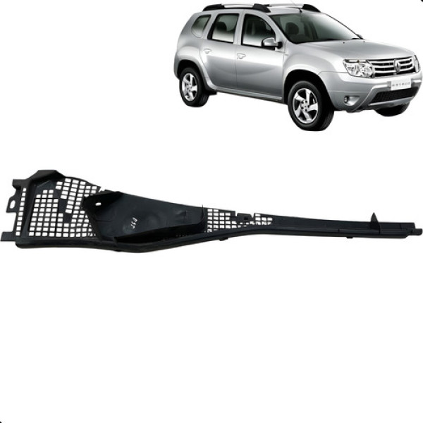 Grade Churrasqueira Esquerda Duster 1.6 2012 A 2015 Preto