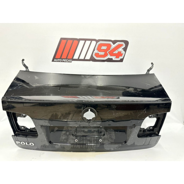 Tampa Traseira Volkswagen Polo Sedan 2007 A 2012  C2824 Preto