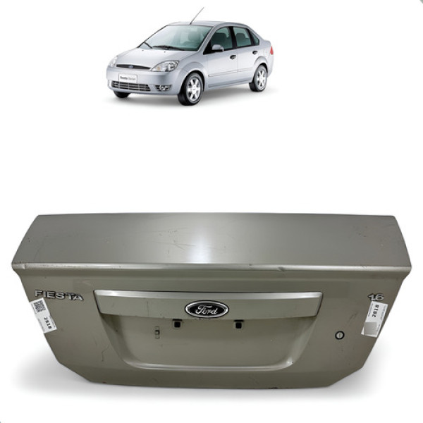 Tampa Traseira Porta Malas Ford Fiesta Sedan 2002 A 2013 Dourado