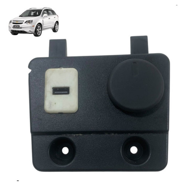 Moldura Entrada Usb Tomada Console Captiva 2009 2016