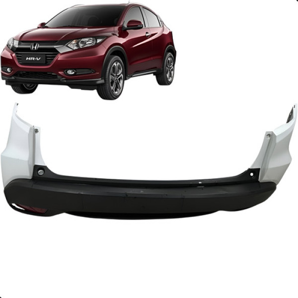 Parachoque Traseiro Honda Hrv Hr-v 2016 2017 2018