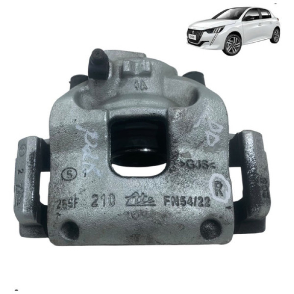 Pinça Freio Peugeot 208 1.6 2021 A 2024 Dianteira Direita