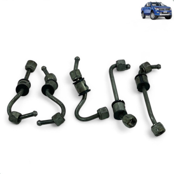 Jogo Cano Tubo Bico Injetor Ranger 3.2 2013 A 2016